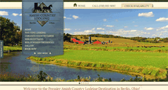 Desktop Screenshot of amishcountrylodging.com